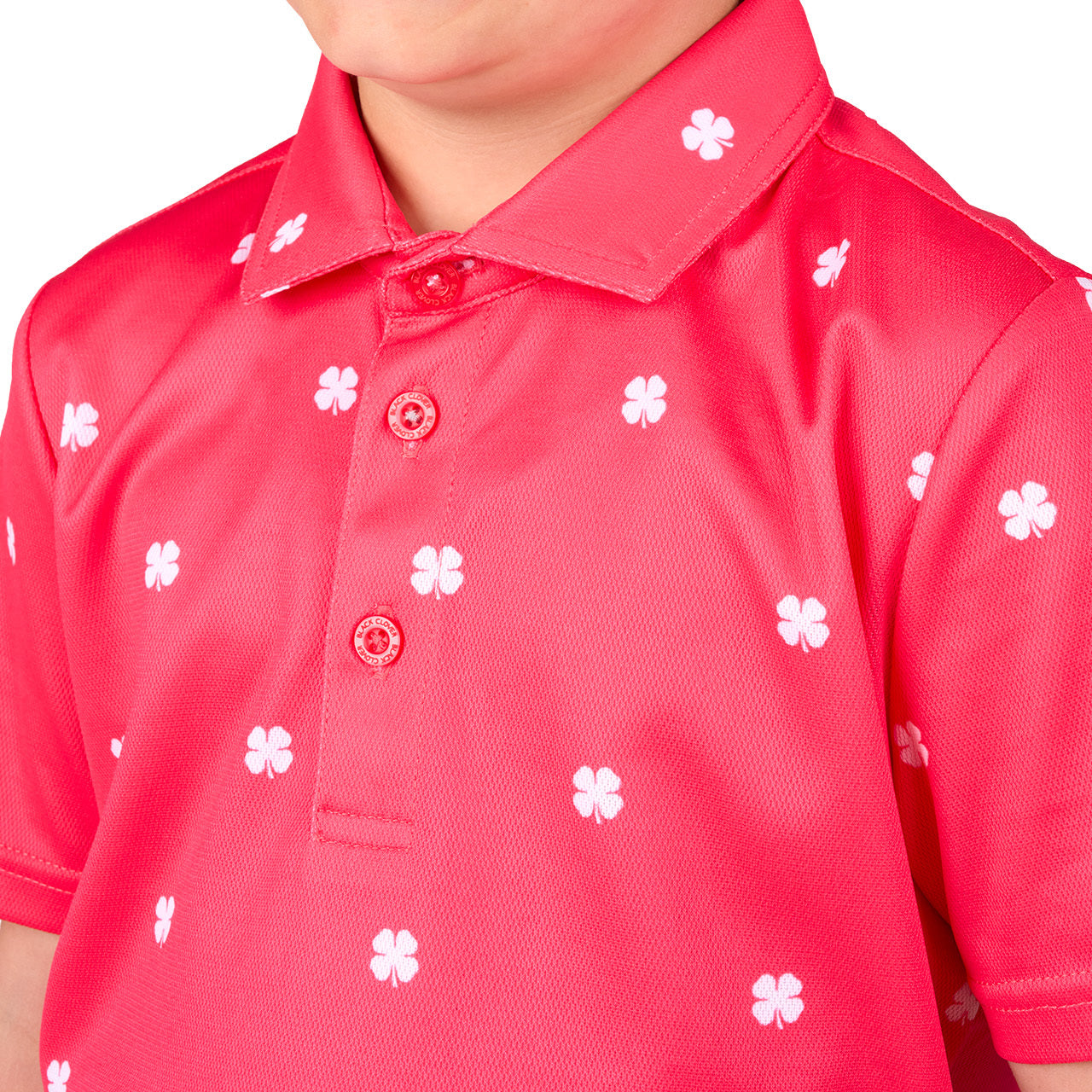 キッズ クローバーフィールド ポロ ・パラダイスピンク/全2色