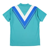 【Happy Summer】Vライン半袖モックネックシャツ レディース　グリーン / 全2色