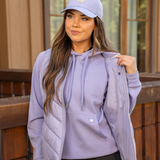 デミ キルトベスト ラベンダー / 全2色