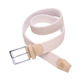 シェブロン ストレッチベルト / ベージュ（TAN)  全2色